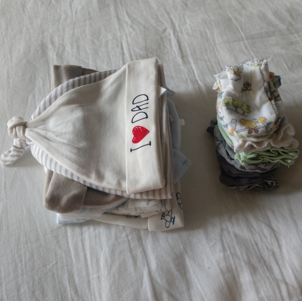 Bundle of Baby Mittens&Hats